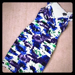 Adrianna Papell flower sheath dress